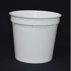 Pot PP injecté Ø88 250ml blanc