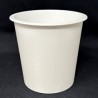 Pot PP injecté Ø94 400ml blanc sans épaulement