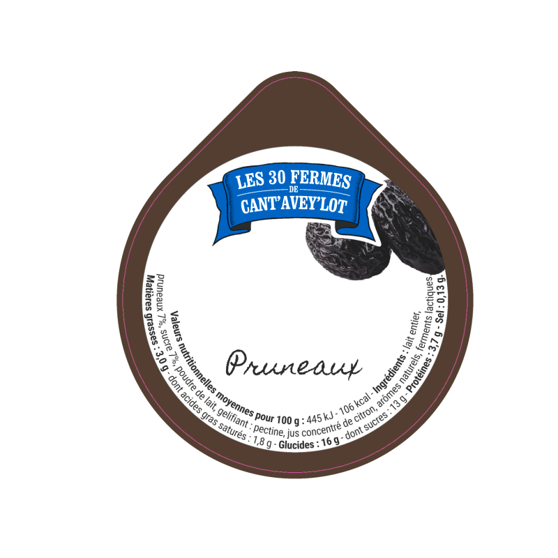 Opercule CANT'AVEY'LOT' 68.3 ALU Bi-couche Pruneau 6cl V2