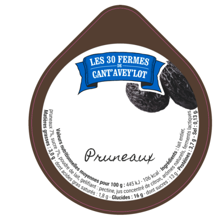 Opercule CANT'AVEY'LOT' 68.3 ALU Bi-couche Pruneau 6cl V2