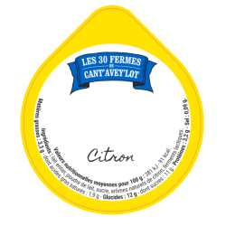 Opercule CANT'AVEY'LOT' 68.3 ALU Citron V5 4cl