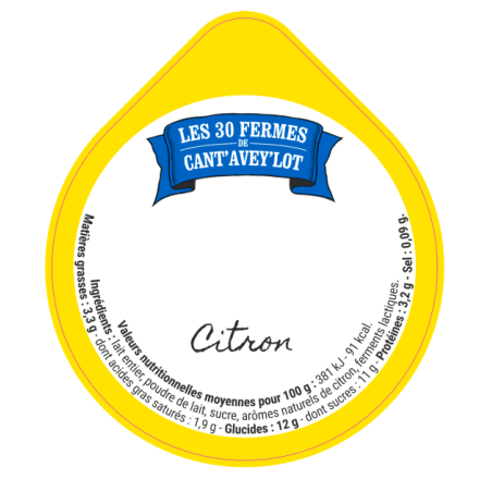Opercule CANT'AVEY'LOT' 68.3 ALU Citron V5 4cl