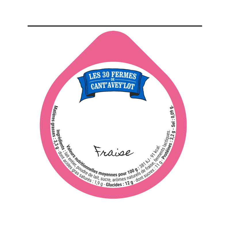 Opercule CANT'AVEY'LOT' 68.3 ALU Fraise V5 4cl
