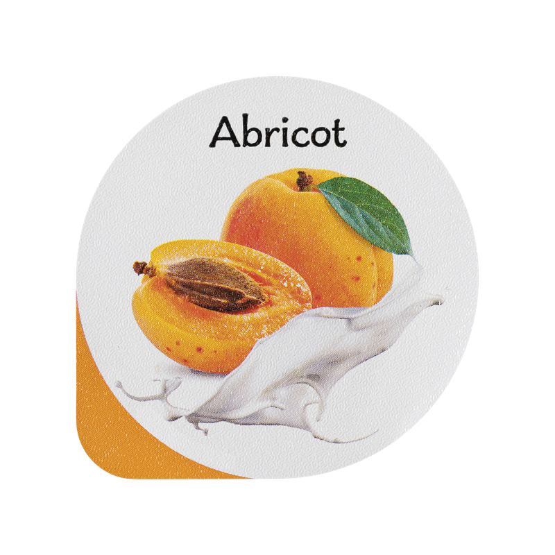 Opercules Ø68.3mm Aluminum imprimés Gourmandise Abricot
