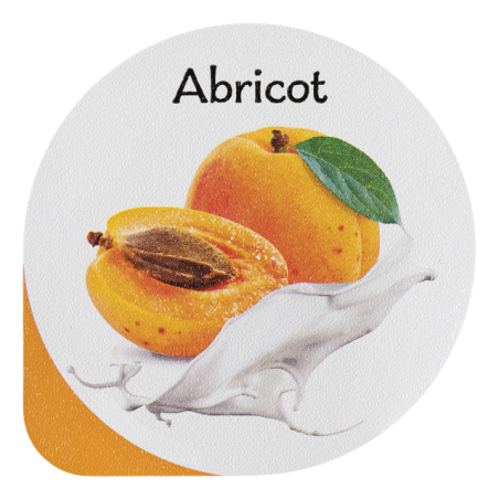 Opercules Ø68.3mm Aluminum imprimés Gourmandise Abricot