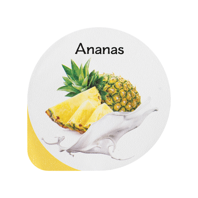 Opercules Ø68.3mm Aluminum imprimés Gourmandise Ananas