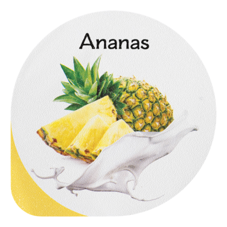 Opercules Ø68.3mm Aluminum imprimés Gourmandise Ananas