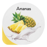 Opercules Ø68.3mm Aluminum imprimés Gourmandise Ananas