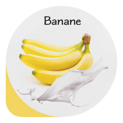 Opercules Ø68.3mm Aluminum imprimés Gourmandise Banane