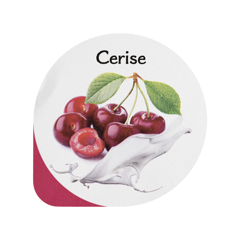 Opercules Ø68.3mm Aluminum imprimés Gourmandise Cerise