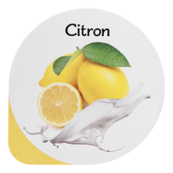 Opercules Ø68.3mm Aluminum imprimés Gourmandise Citron