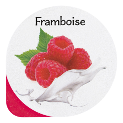 Opercules Ø68.3mm Aluminum imprimés Gourmandise Framboise