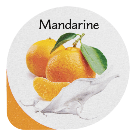 Opercules Ø68.3mm Aluminum imprimés Gourmandise Mandarine