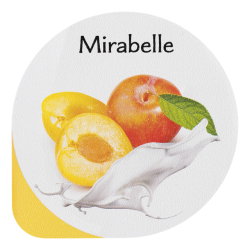 Opercules Ø68.3mm Aluminum imprimés Gourmandise Mirabelle