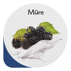 Opercules Ø68.3mm Aluminum imprimés Gourmandise Mûre