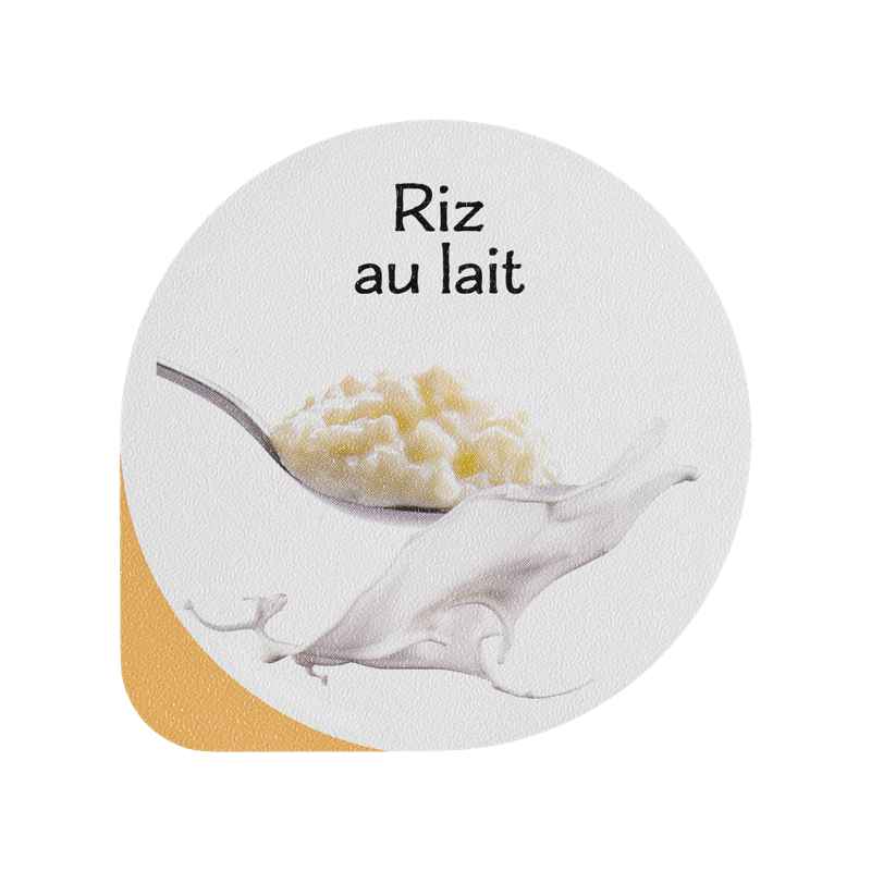 Opercules Ø68.3mm Aluminum imprimés Gourmandise Riz au Lait