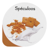 Opercules Ø68.3mm Aluminum imprimés Gourmandise Speculoos