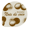 Opercules Ø68.3mm Aluminium imprimés aromatisés noix de coco