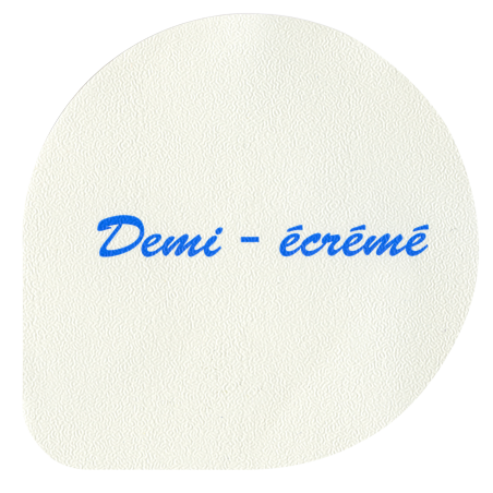 Opercules Ø68.3mm Aluminium imprimés texte 1/2 écrémé