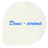Opercules Ø68.3mm Aluminium imprimés texte 1/2 écrémé