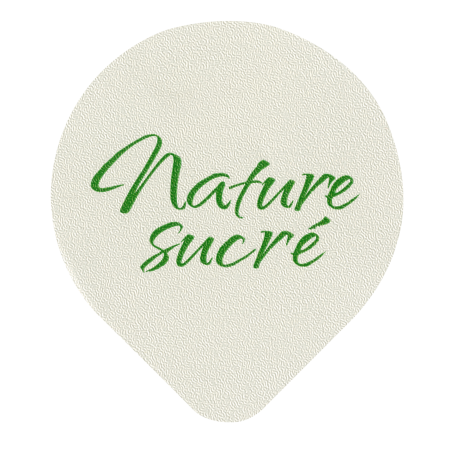 Opercules Ø68.3mm Aluminium imprimés nature sucré texte vert