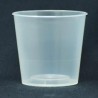 Pot PP injecté Ø106 500ml transparent sans épaulement (stérilisati