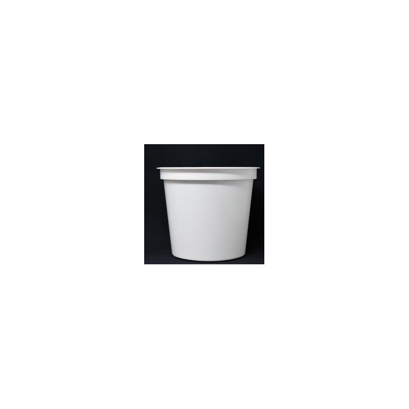 Pot PP injecté Ø144,5 1000ml blanc (stérilisation)