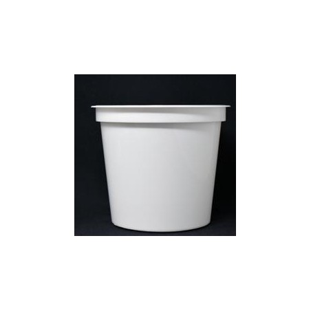 Pot PP injecté Ø144,5 1000ml blanc (stérilisation)