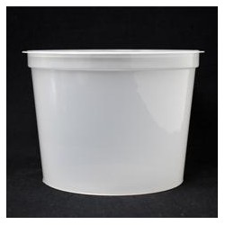 Pot PP injecté Ø145 1000ml transparent (stérilisation)