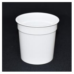 Pot PP injecté Ø67 125ml blanc (stérilisation)