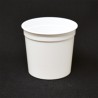 Pot PP injecté Ø67 100ml blanc (stérilisation)