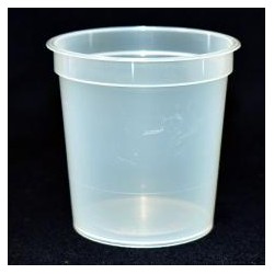 Pot PP injecté Ø73 170ml transparent (stérilisation)