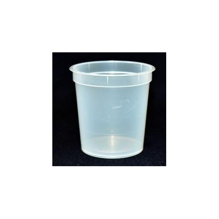 Pot PP injecté Ø73 170ml transparent (stérilisation)