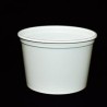 Pot PP injecté Ø94,5 250ml blanc (stérilisation)