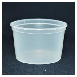 Pot PP injecté Ø94,5 200ml transparent (stérilisation)