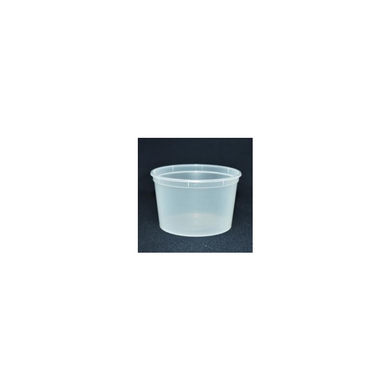Pot PP injecté Ø94,5 200ml transparent (stérilisation)