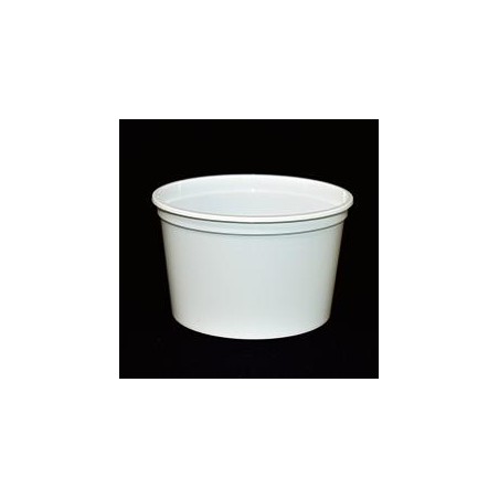 Pot PP injecté Ø94,5 200ml blanc (stérilisation)