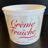 Pot PP injecté Ø94,5 250ml imprimé crème fraîche (stérilisation)