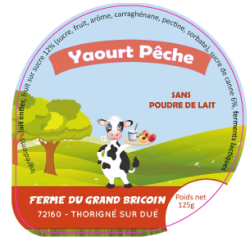 Opercule GAEC ALIX 68.3 ALU Pêche sc.PP/PS/PET gr.Vermisseau 6 cl