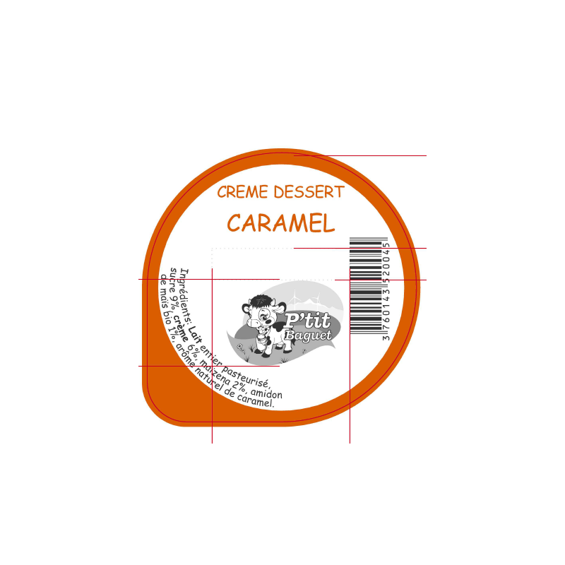 Operc. BAGUET 68.3 Crème Caramel V2 3cl