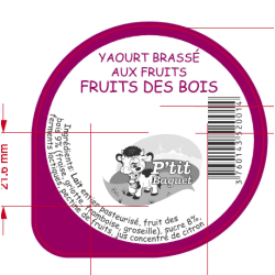 Operc. BAGUET 68.3 Brassé Fruits des Bois V2 3cl Grain.Verm Scellage