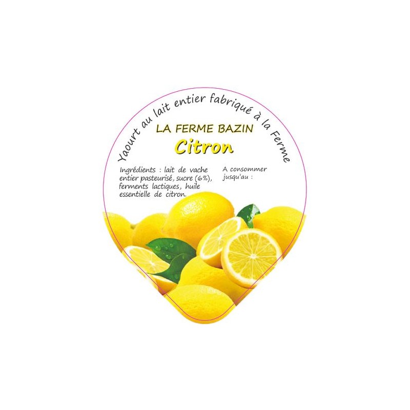 Opercules BAZIN ALU 68.3 Citron 5cl