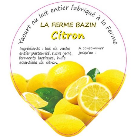 Opercules BAZIN ALU 68.3 Citron 5cl