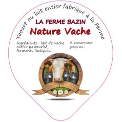 Opercules BAZIN ALU 68.3 Nature Vache 5cl