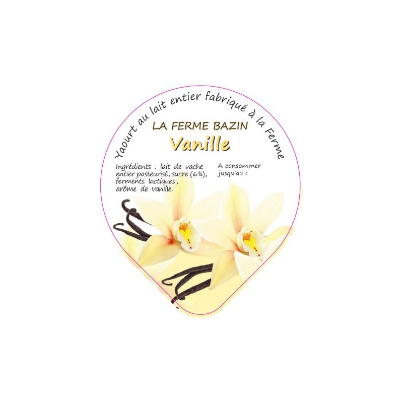 Opercules BAZIN ALU 68.3 Vanille 5cl