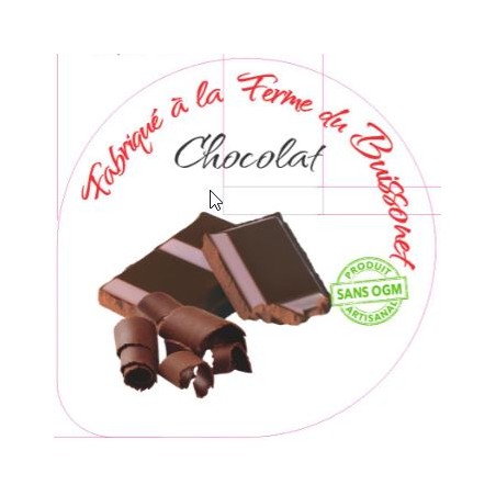 Opercules BUISSONET ALU 68.3 CHOCOLAT 6 CL