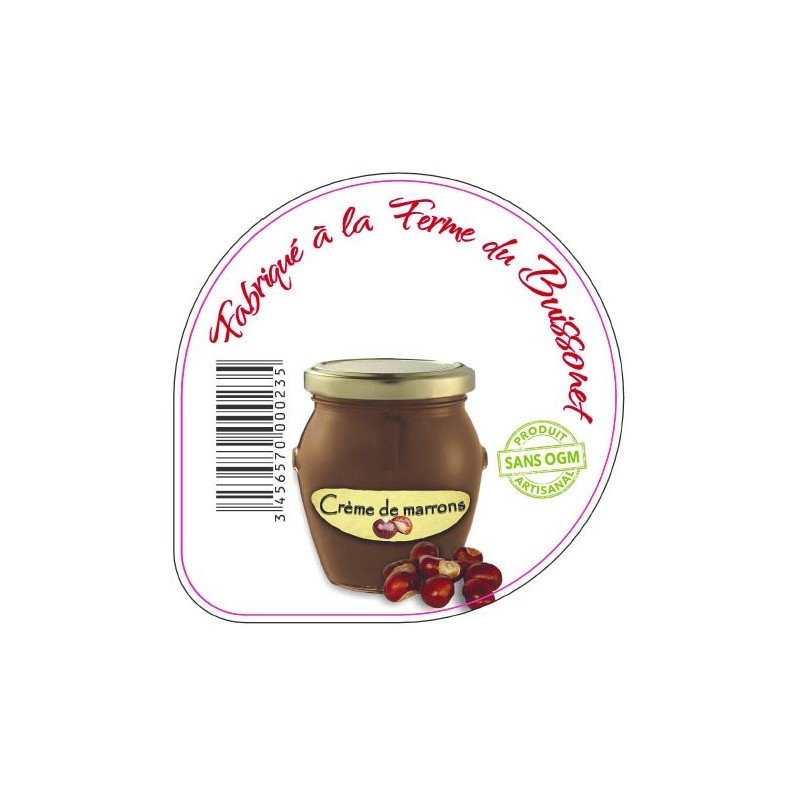 Opercules BUISSONET ALU 68.3 CREME DE MARRON 6 CL