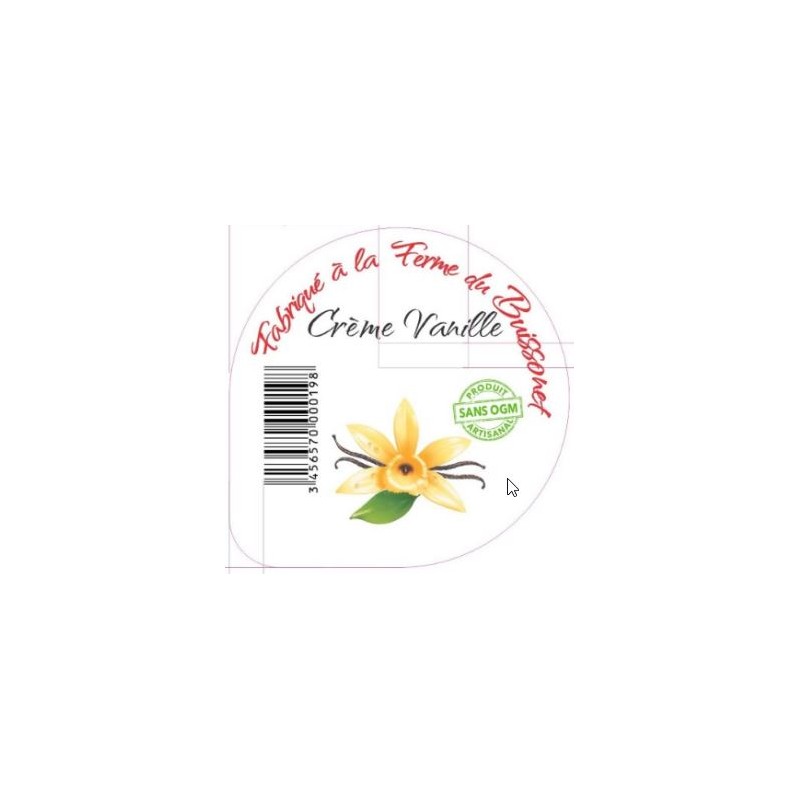 Opercules BUISSONET ALU 68.3 CREME DE VANILLE 6 CL