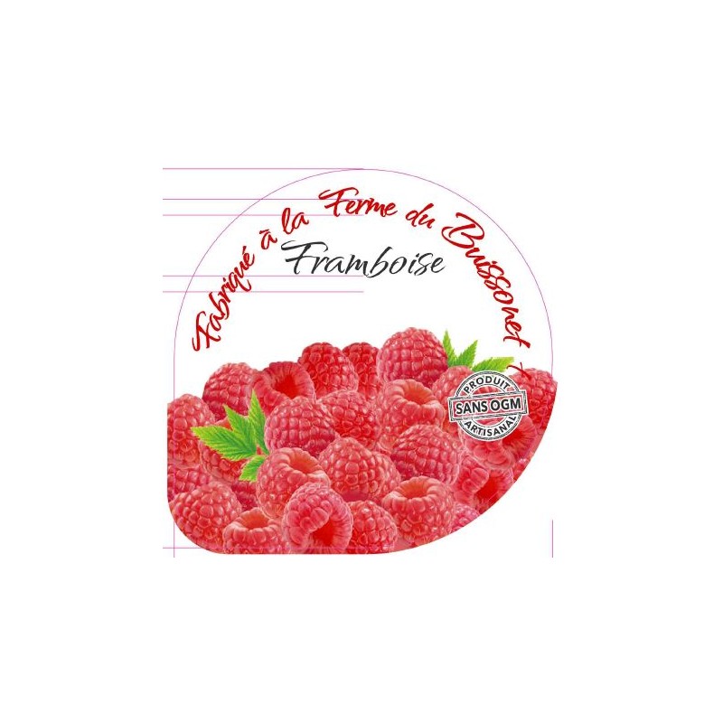 Opercules BUISSONET ALU 68.3 FRAMBOISE 5 CL