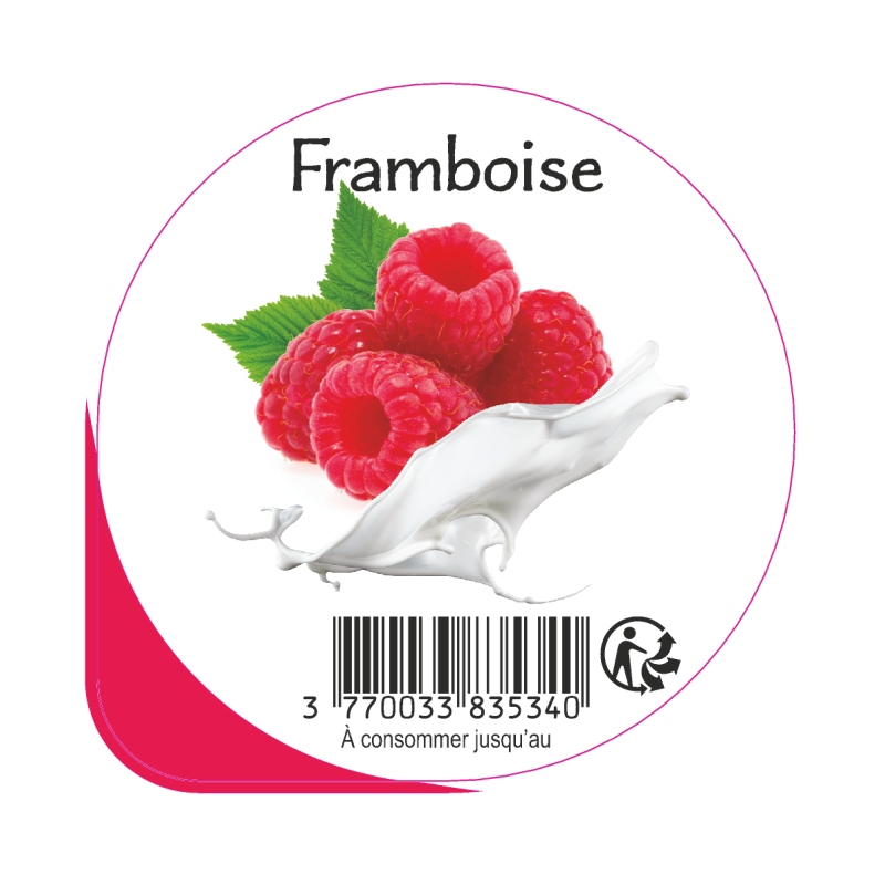 Opercule EARL GUERET 68.3 ALU Framboise 5cl scel PP/PS/PET gr.Vermisse